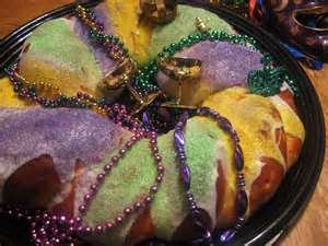 King Cake, New Orleans (Mardi Gras) style