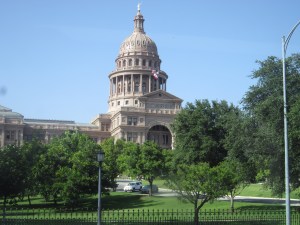 I posted this on Facebook yesterday: Tuesday afternoon, we were on the bus going downtown and I took this pic of the Texas state capitol not knowing that a badass Texas state senator called Wendy Davis was inside at that very moment, doing badass things. (Like her or not, she is a badass.) This is what history in the making looks like from the outside.