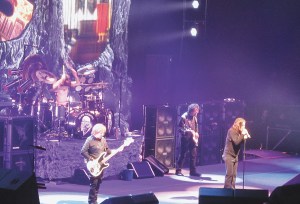 From left: Geezer Butler (bass), Tony Iommi (guitar), Ozzy Osbourne