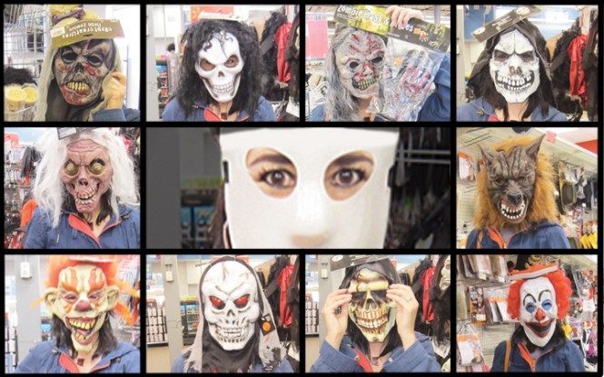 Lots of teeth all around, except for the clown in the bottom right corner.