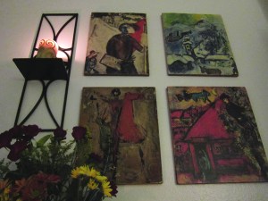 ...with the old Chagall prints