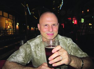 On the patio at the Handlebar in the middle of the night, just because we could. I guess it's debatable whether living near Mill Ave is a plus or a hazard. Nah... it's definitely a plus.