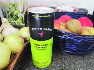 The energy drink that fueled our many hours on the road in November. It's Target's brand. I love the raspberry flavor, too.