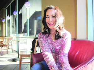 Christmas Eve. We got to the theater 40 minutes early, so we waited at the coffee shop next door.