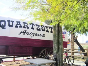 Quartzsite, our last stop out of Arizona