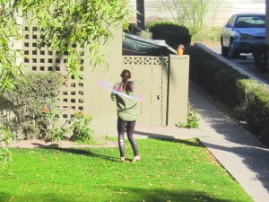 Wednesday morning hula-hoopin'!