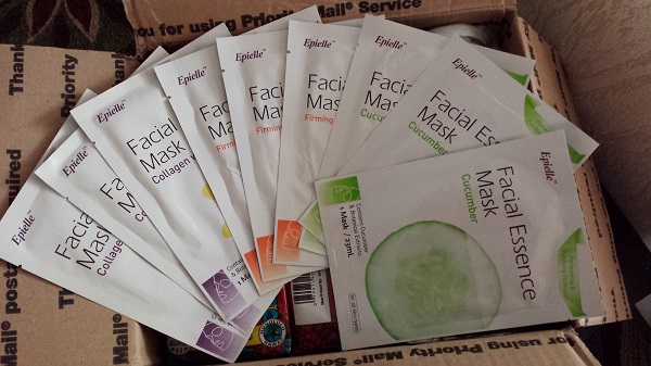 I'm so spoiled. Mom always sends these masks when she and Dad are in Hawaii!