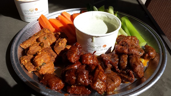 Vegan wings from Green New American Vegetarian, one of my favorite restaurants.