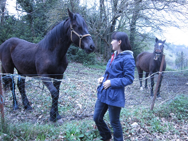 Clearly, I'm taken aback here. Also, this was taken in April (2013), and I remember how cold it was. I'm wearing a thick sweater under that jacket.