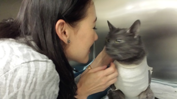 Ronnie James got all the cuddles!