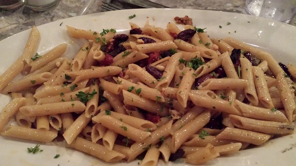 Some of my favorite flavors are in this Mediterranean pasta dish at Oregano's.