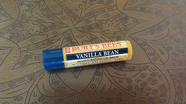Burt's Bees Vanilla Bean Moisturizing Lip Balm