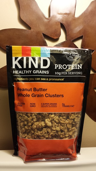KIND Healthy Grains Peanut Butter Whole Grain Clusters.
