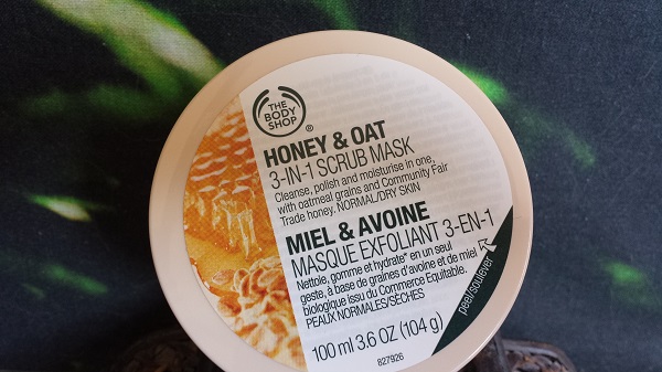 The Body Shop Honey & Oat 3-in-1 Scrub Mask