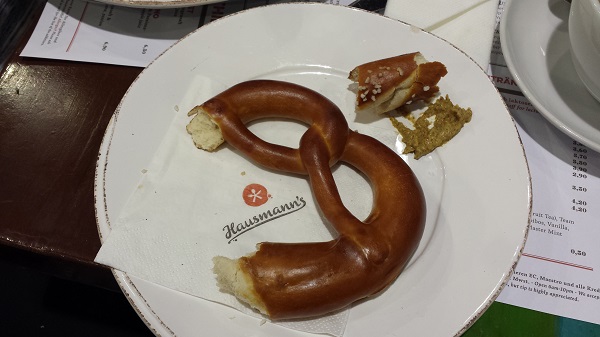 Wonderful pretzels in Germany!