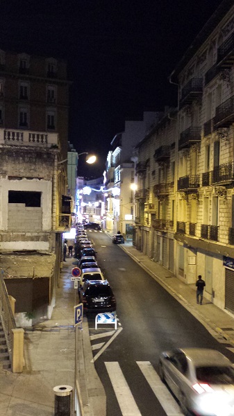A less-traveled street in Nice.