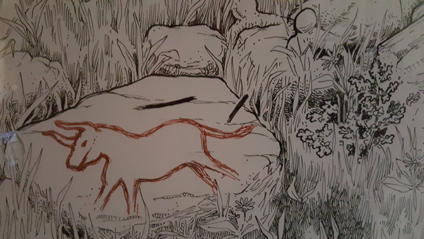 Cromagnon detail (original art by Callaghan)