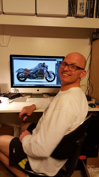 Callaghan (blurry in a candid shot).