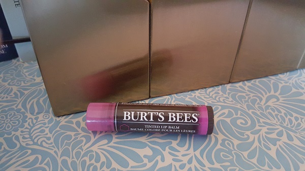 Burt's Bees tinted lip balm in Sweet Violet.