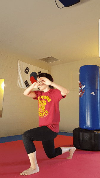 Reverse lunge to knee strike (lunge - part 1)