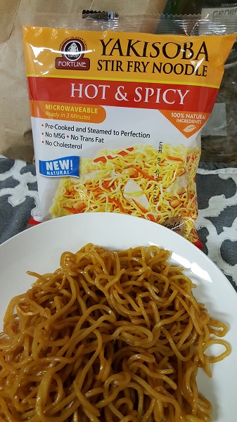 Fortune Yakisoba stir-fry Hot and Spicy