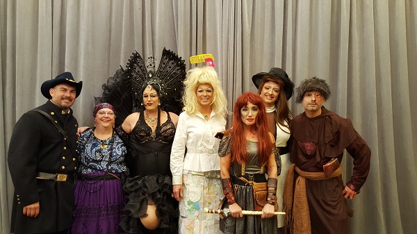 Red carpet group shot with the Rainbow Girls