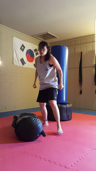 Walking back (hey, I was wiped out)