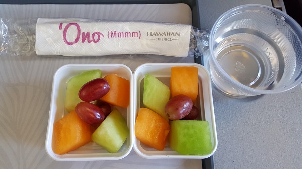 Breakfast on the airplane