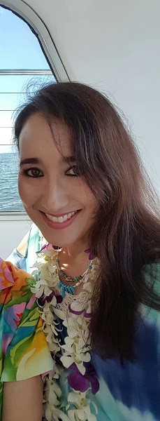 At my brother's wedding... pic taken with Mom.