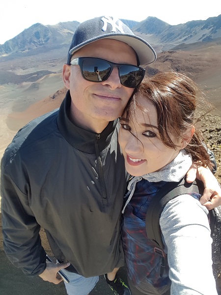 Haleakala volcano crater – selfie at the summit