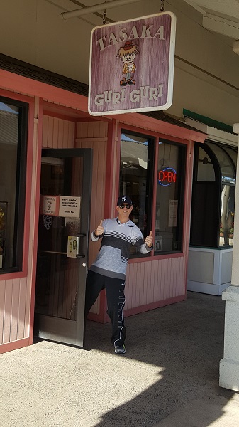 Callaghan at Tasaka Guri Guri!